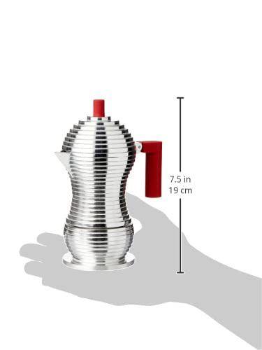Cafeteira Alessi MDL02/1 R Pulcina 1 xícara vermelha - Cafeteira